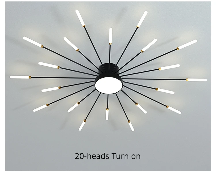 QIYIMEI Modern Ceiling Lights LED Luster Indoor Lighting For Bedroom Hall Living Kids Room Acrylic Lamps Fixture Frame 175-260V