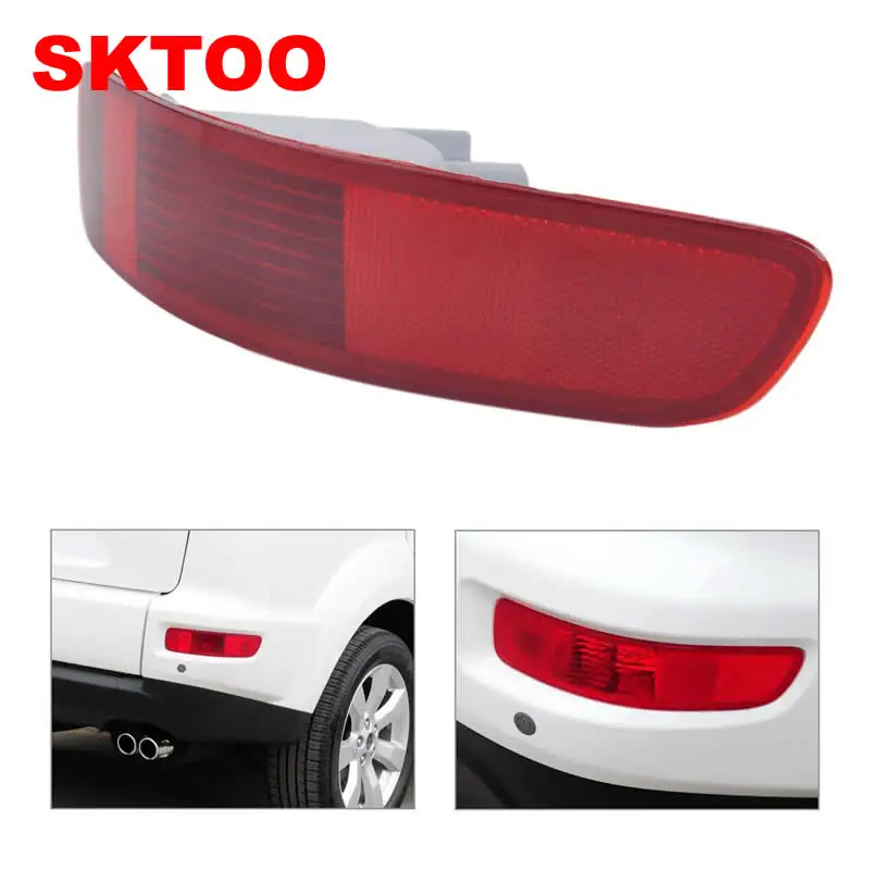 

SKTOO Rear Bumper Right Left Tail Fog Light Lamp Reflector 8352A005 8355A004 for 2008-2012 Mitsubishi Outlander