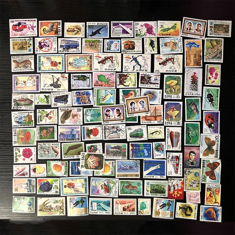 N-K 100 قطعة طوابع بريد مختلفة (طوابع CTO) ، مجموعة مجموعة ، تستخدم مع علامة البريد ، مجموعة حالة جيدة #1