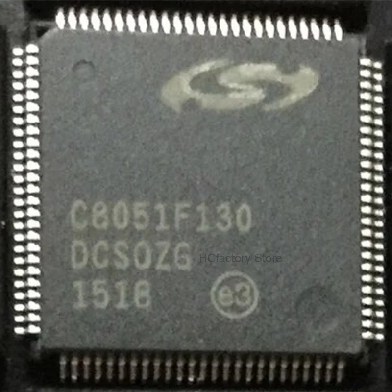 C8051f130-gqr Original, producto original de memoria flash de microordenador de un solo chip con función tqfp100