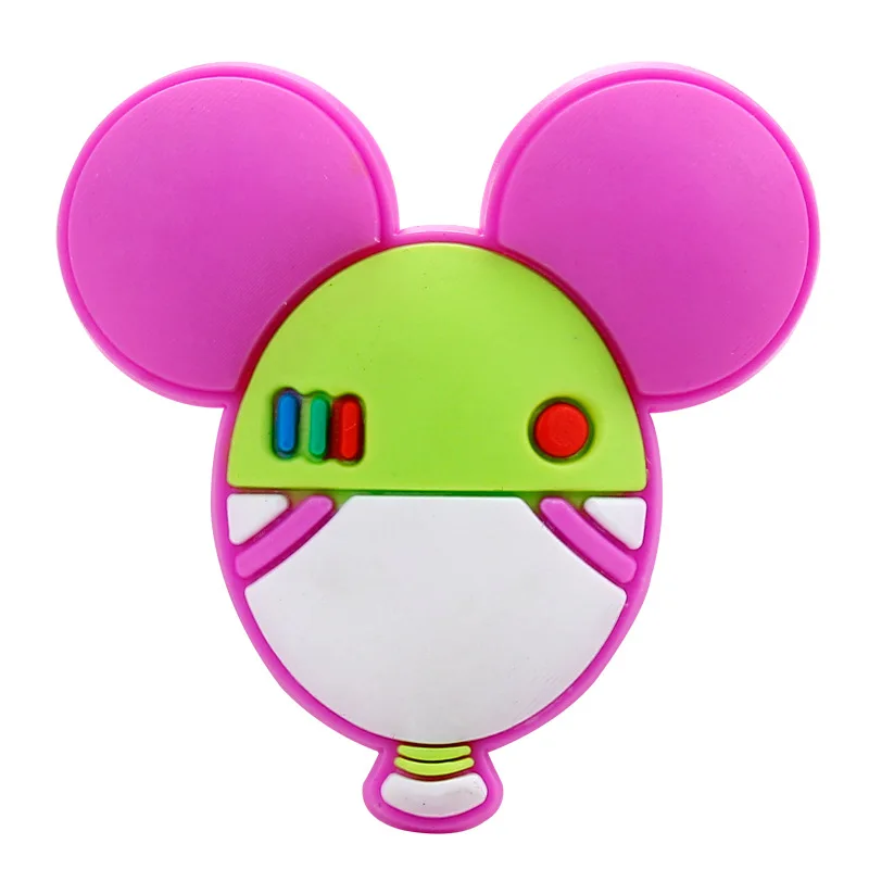 100 pz Disney fai da te Semi-produce bigiotteria in Silicone Patch PVC Paster adesivi per la copertura della cassa del telefono cellulare auricolare custodia scarpe