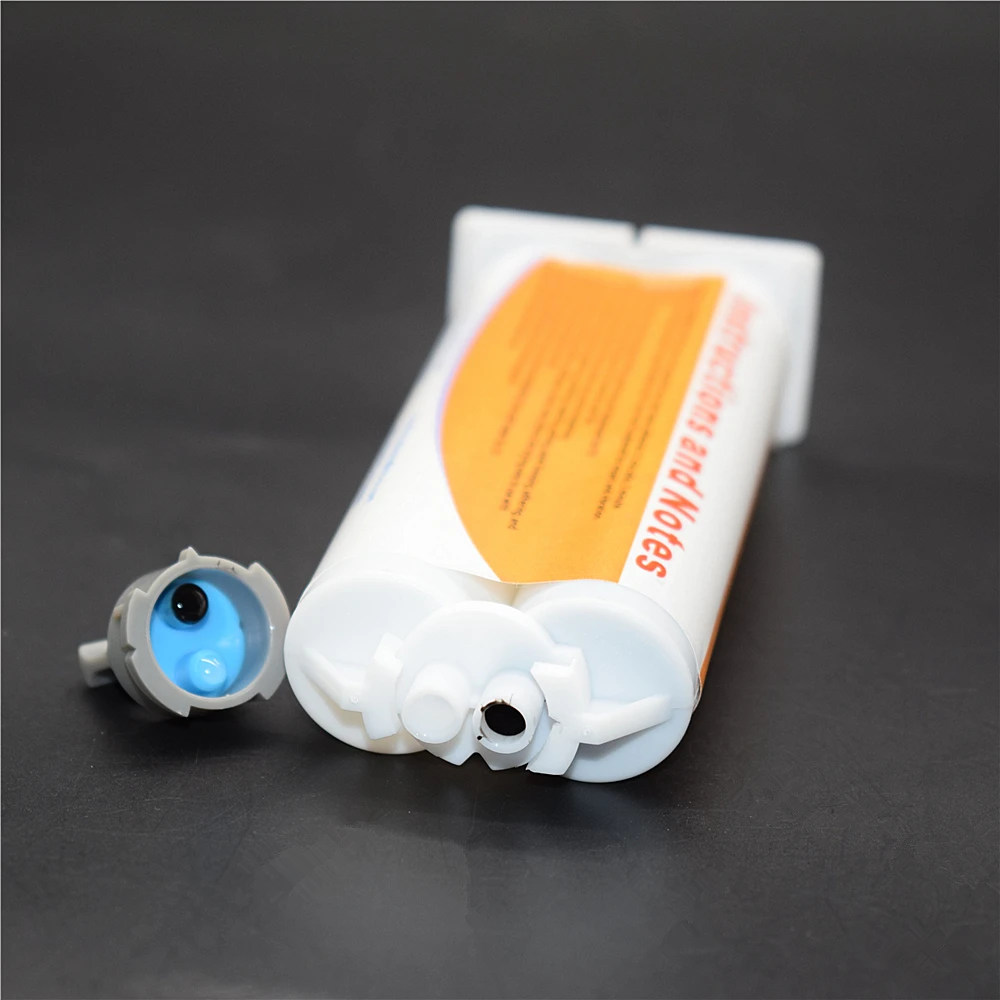 Imagem -03 - Cola Estrutural de Resina Epóxi Preta Adesivos Fortes Ligação ab Madeira Metal Vidro Plástico Cerâmica Pedra 1:1 50ml 10 Pcs