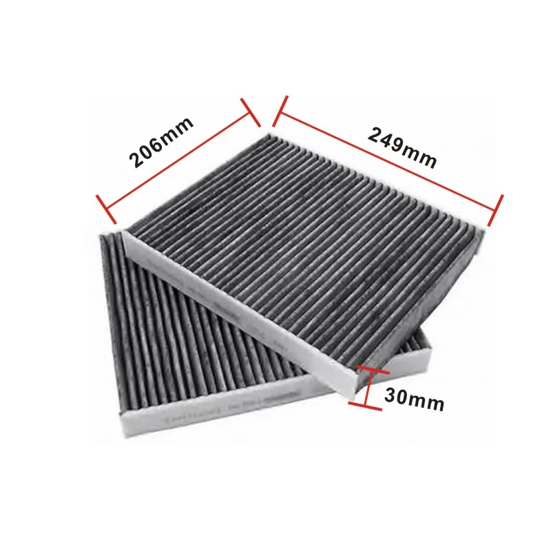 Echte Cabine Filter Voor Bm F01 F02 F07 F10 64119163329 64119272642 Houtskool Actieve Cabine Filter Set 64119163328 927264