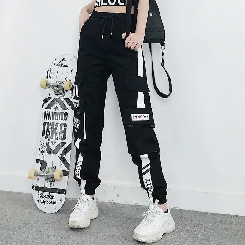 

oversize cargo pants women ankle-tied pants Summer Thin Slim Casual Sweatpants Women's Loose pantalon femme trousers baggy pants