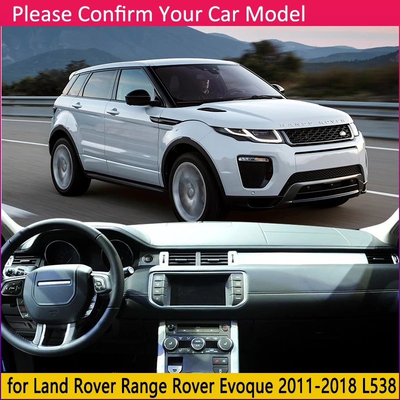 for Land Rover Range Rover Evoque 2011~2018 L538 Anti-Slip Mat Dashboard Cover Pad Sunshade Dashmat Accessories 2015 2016 2017