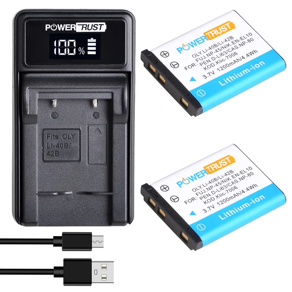 

EN-EL10 Battery / Fast USB Charger Compatible with Nikon Coolpix S60,S80,S200,S210,S220,S230,S500,S520,S570,S600,S700,S3000