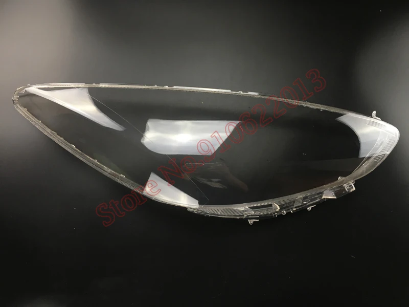 For Mazda 2 2007-2012 Car Front Headlight Cover Auto Headlamp Lampshade Lampcover Head Lamp light Covers glass Lens Shell