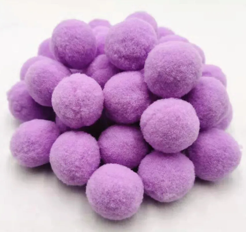 30 millimetri Pompon Fluffy Morbido Pom Poms Pompoms Sfera Per Bambini Fatti A Mano Giocattoli di Natale di Cerimonia Nuziale Della Decorazione