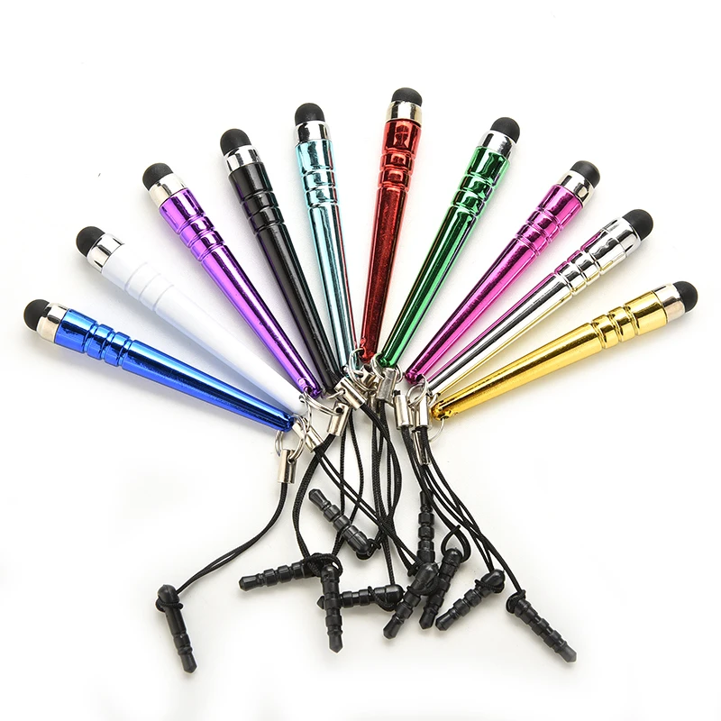 10pcs Metal Stylus Screen Touch Pen For Phone IPad Tablet PC Longer Metalen Stylus Voor Tablet Pc Mobiele Telefoon Accessoires