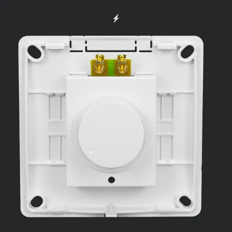 86 Type Ceiling Fan Adjustment Stepless Speed Controller Wall Switch 220V 10A for 15-300W Dimmer