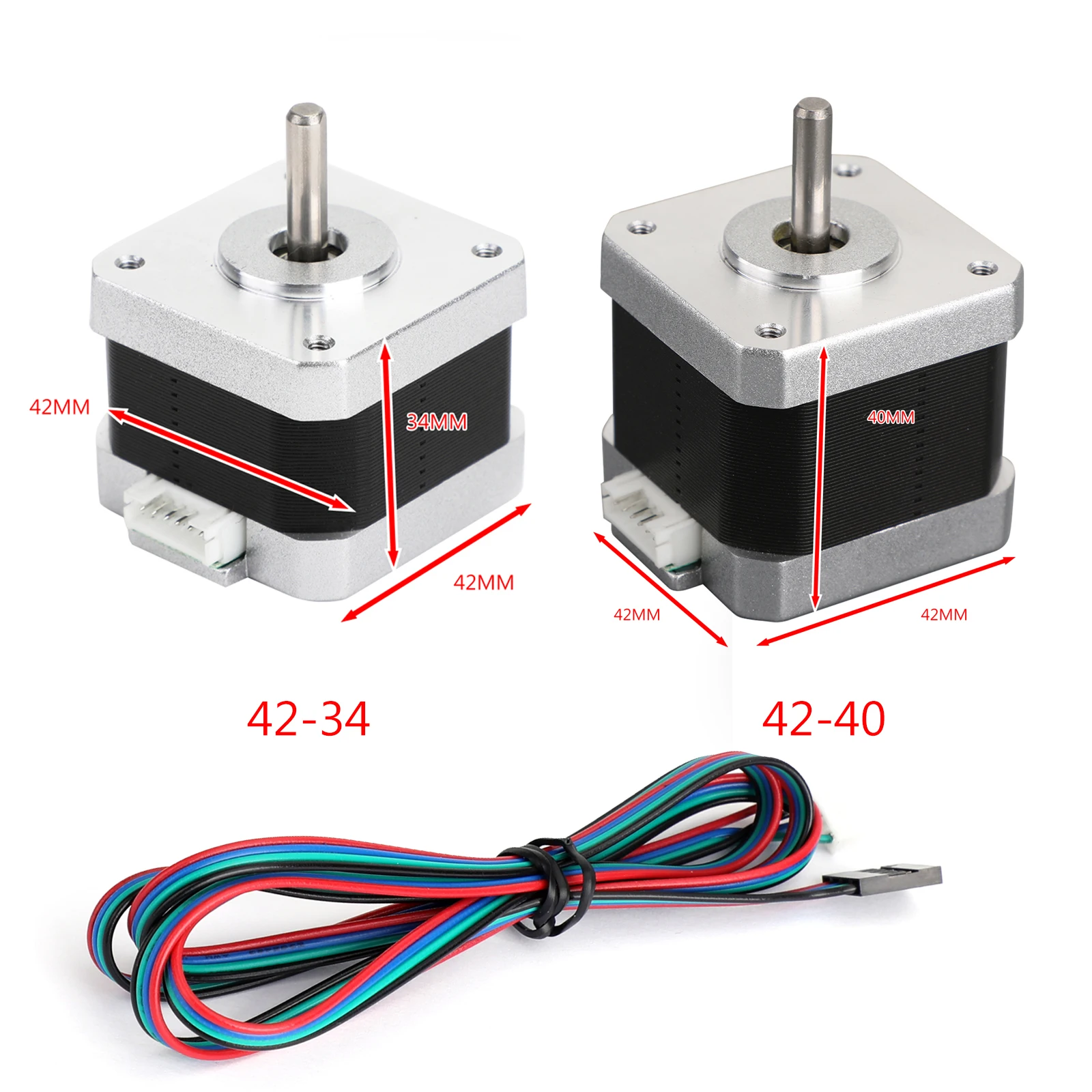 Areyourshop 3D 프린터 42 40 42 34 3D Creality Ender 3 Pro CR-10용 X/Y/Z/E 스테퍼 모터