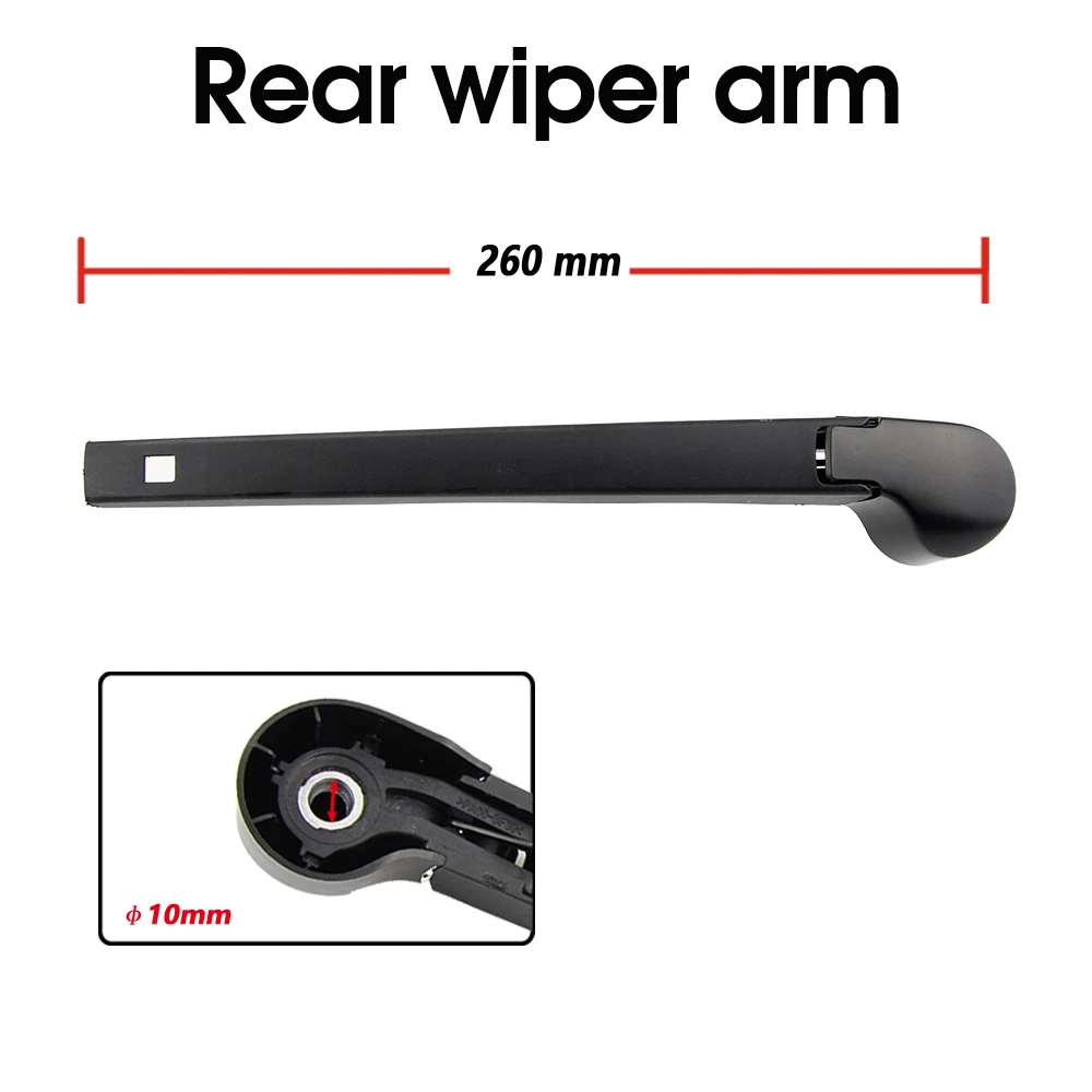 KAWOO Car Rear Wiper Blade Blades Back Window Wipers Arm For Volkswagen VW Golf 7 Hatchback 2014 - 2020 Year Car Accessories