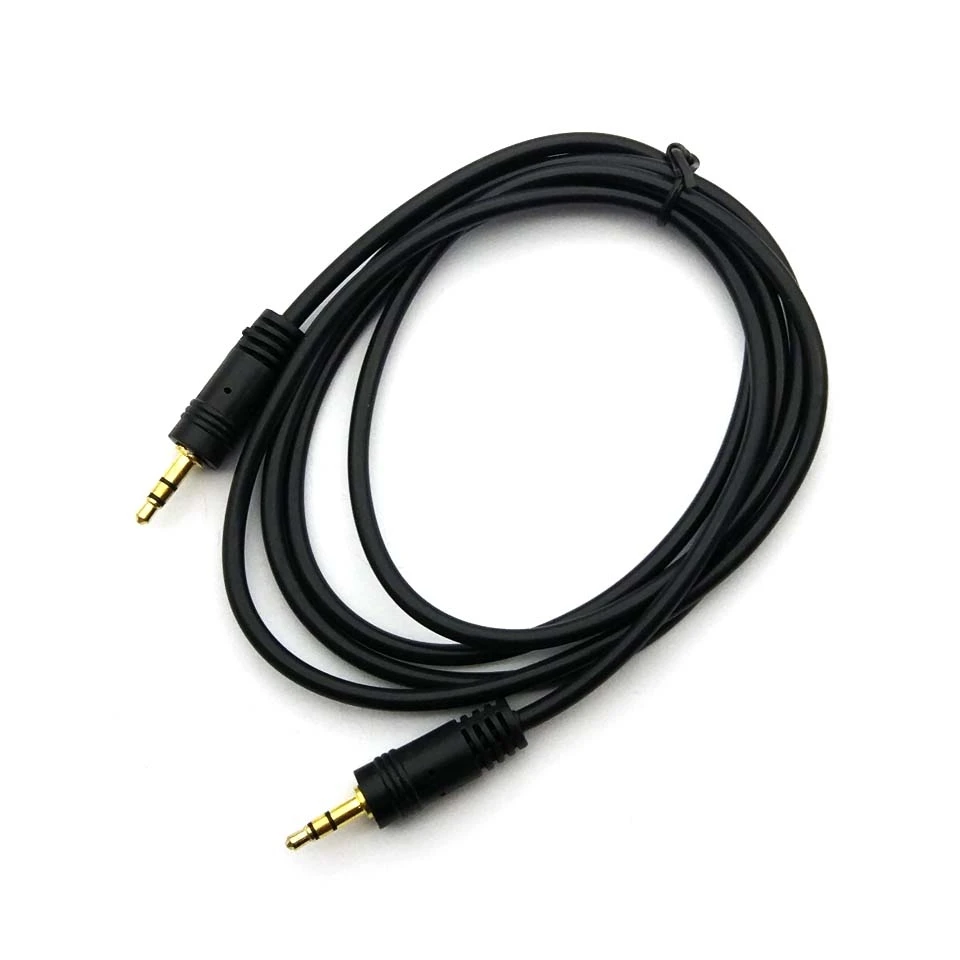 New Aux Cavo da 3.5mm a 3.5mm Cavo Audio Filo Martinetti Bradied Maschio a Maschio Stereo Ausiliario per telefono Altoparlante Per Auto