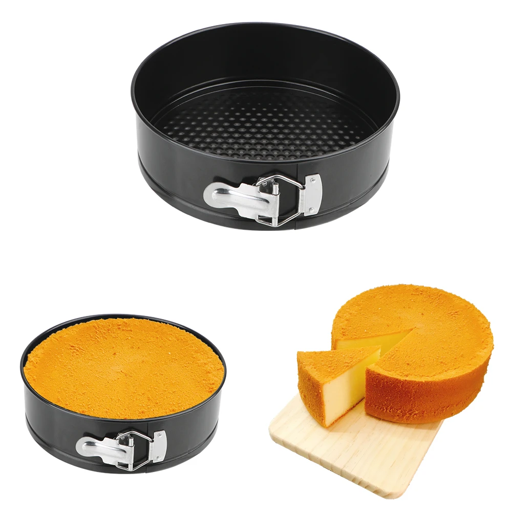 NICEYARD Non-Stick Metal Bake Mould Removable Bottom Kitchen Accessories Round Cake Pan Bakeware Carbon Steel Cakes Molds