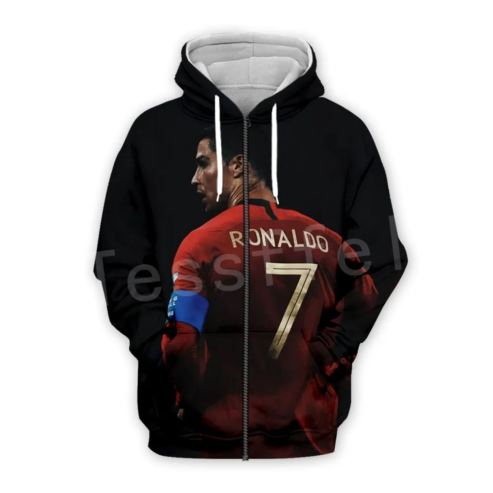 Tessffel Cristiano Ronaldo Athletes Fitness Tracksuit New Fashion 3D full Print Hoodie/Sweatshirt/Jacket/Mens Womens s-9