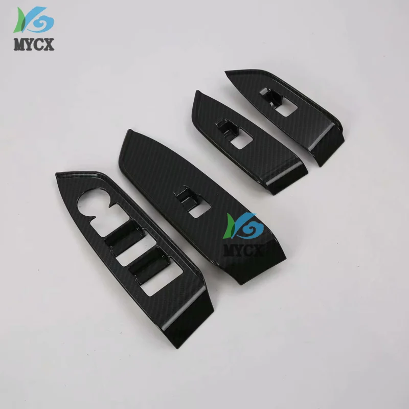 

FIT For Mazda CX8 CX-8 CX 8 2018 2019 Window Switch Panel Adjust Cover Trim Stickers Strips Garnish Decoration Car Styling