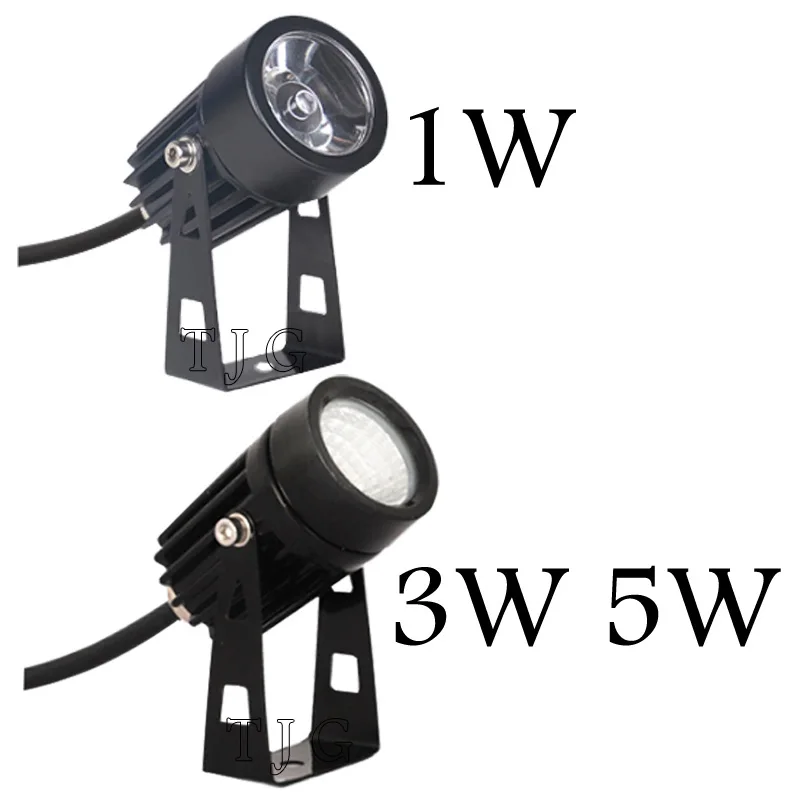 3w 5 w 10w cob outdoot ip65 à prova d\' água conduziu a lâmpada do jardim 110v 220v dc12v ao ar livre iluminação do jardim luz da paisagem levou