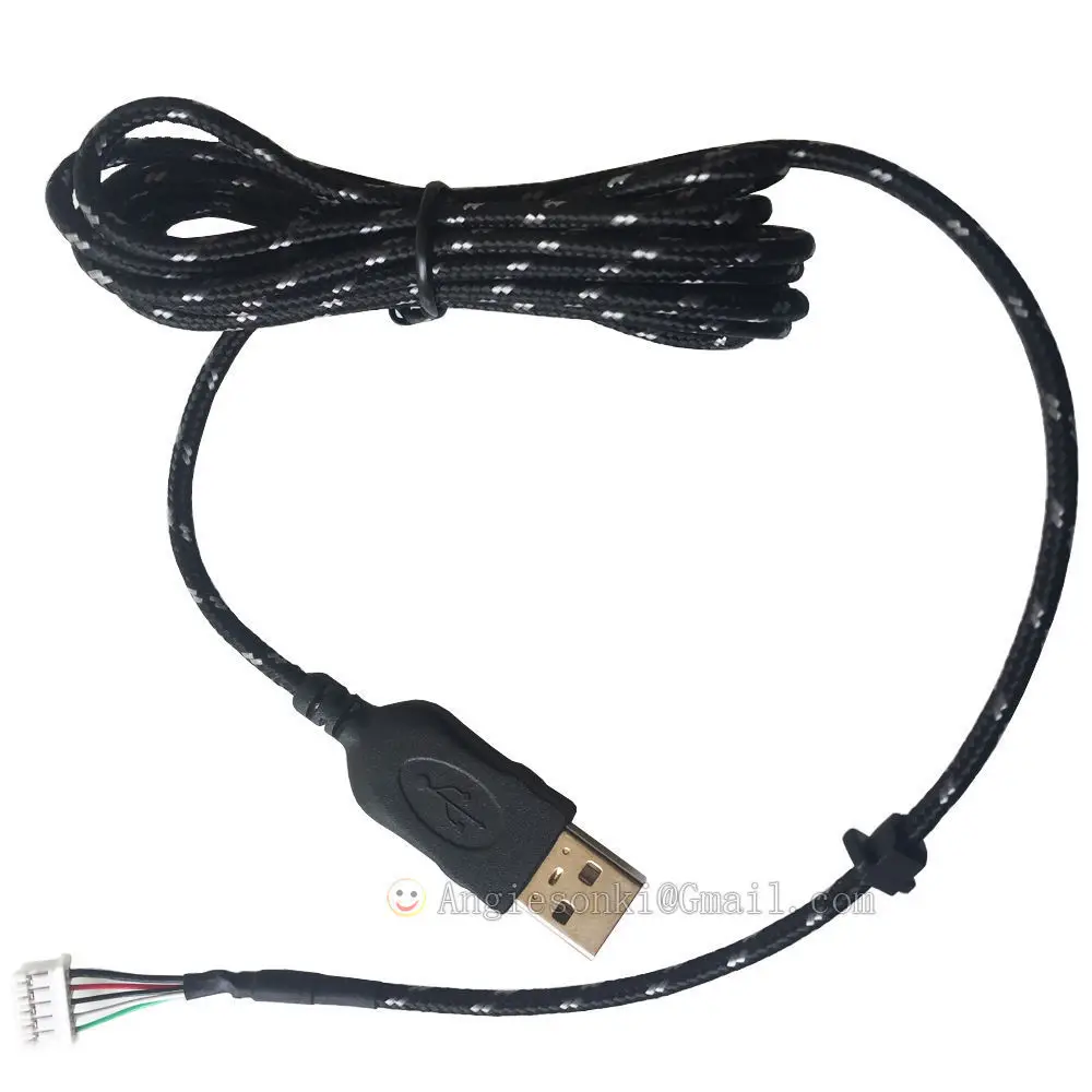 

New High Quality 2m Snakeskin Outer Braided USB Cable mouse / USB Line for Steelseries Kinzu V2 / V3 Mouse