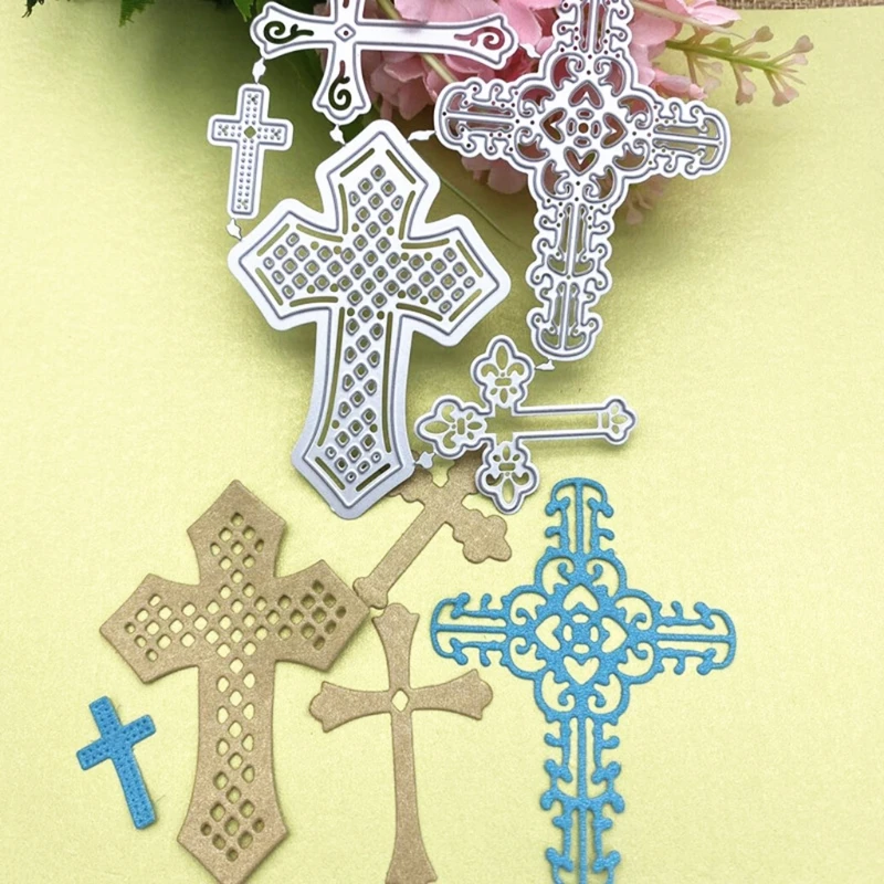 Cross Metal Cutting Dies Stencil Scrapbooking DIY Album Stamp Paper Card Mold Embossing Decoration