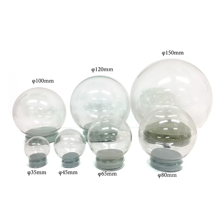 Promotional Gift 45mm Diameter DIY Empty glass snow globe  Crystal ball snow ball christmas