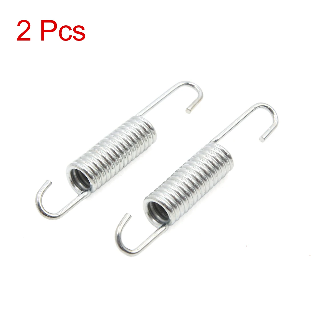 Motoforti Motorcycle Kickstand Spring for GS125 GN125 Silver Tone Metal Motorcycle Foot Kickstand Side Stand Spring