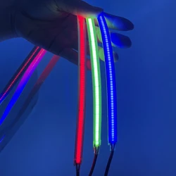 12V 24V Cob Ledstrip 480/528 Flexibele Cob Led Lampjes Rood Groen Blauw Led Tape Leds 0.5M-5M