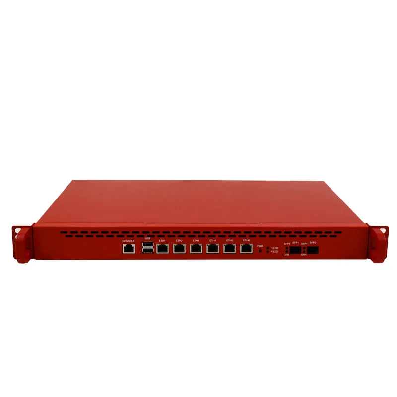 안정적인 1U 라우터 서버/방화벽 서버 (6개의 Intel 82583V 1000Mbps LAN MB 포함, G2030/i3/i5/i7 CPU 선택 가능)