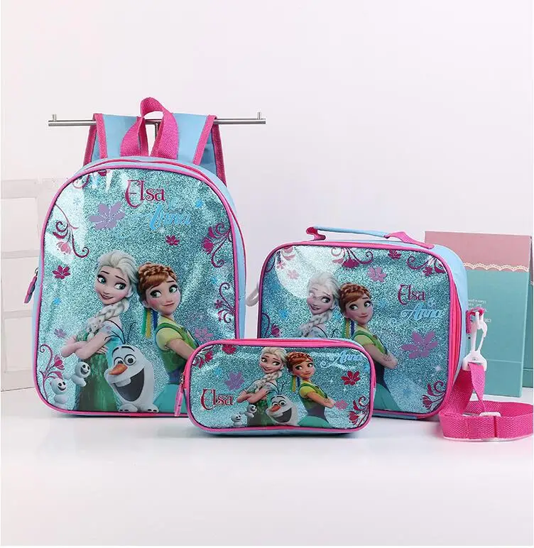 Disney Kinder Schult asche Cartoon Grundschule Schult asche gefroren Kindergarten Kinder Schult asche dreiteiliges Set