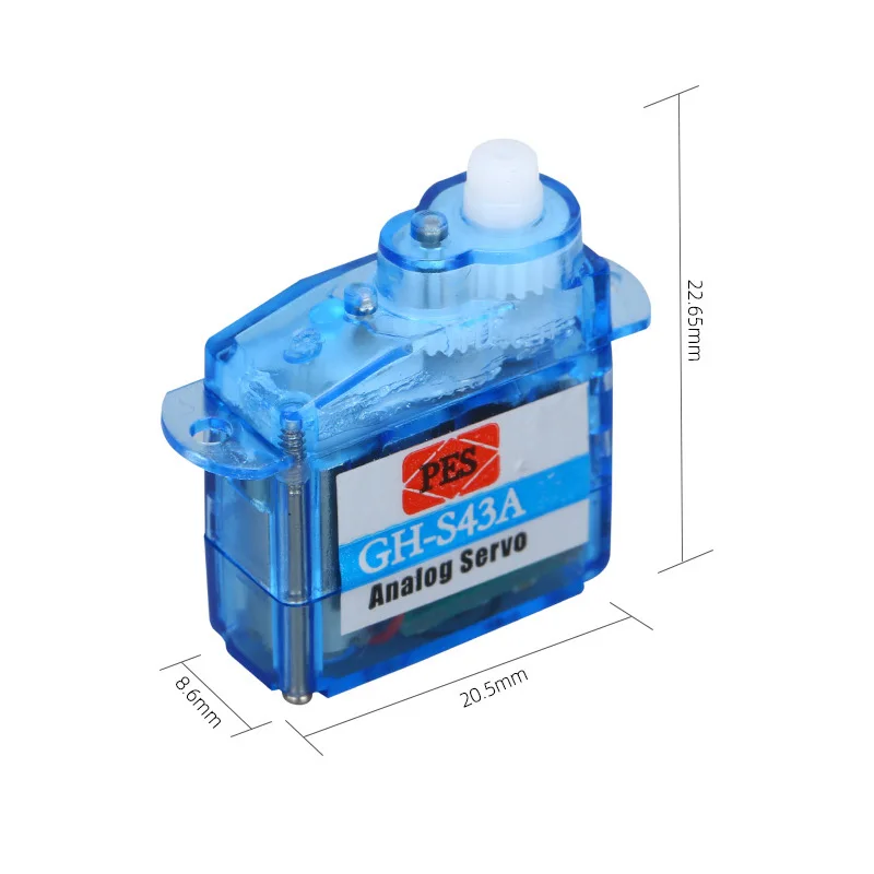 1pcs GH-S43A 4.3g Mini Micro Servo Steering Gear for RC Airplane Helicopter Car Model