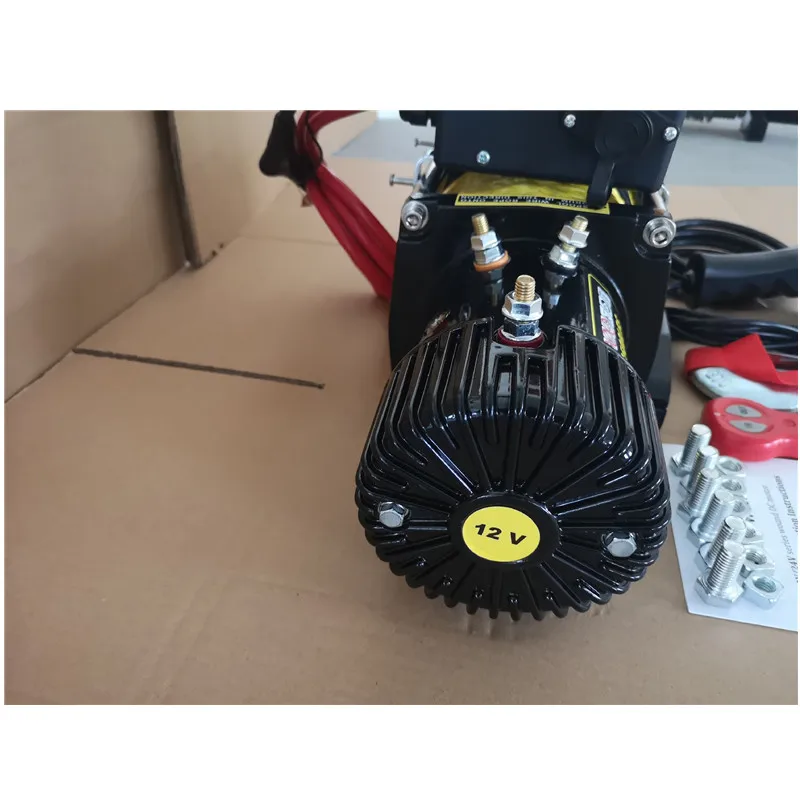 12v/24v 12000 фунтов новой очень нейлоновый Канат лебедки внедорожные лебедки электрическая лебедка с беспроводной дистанционный пульт