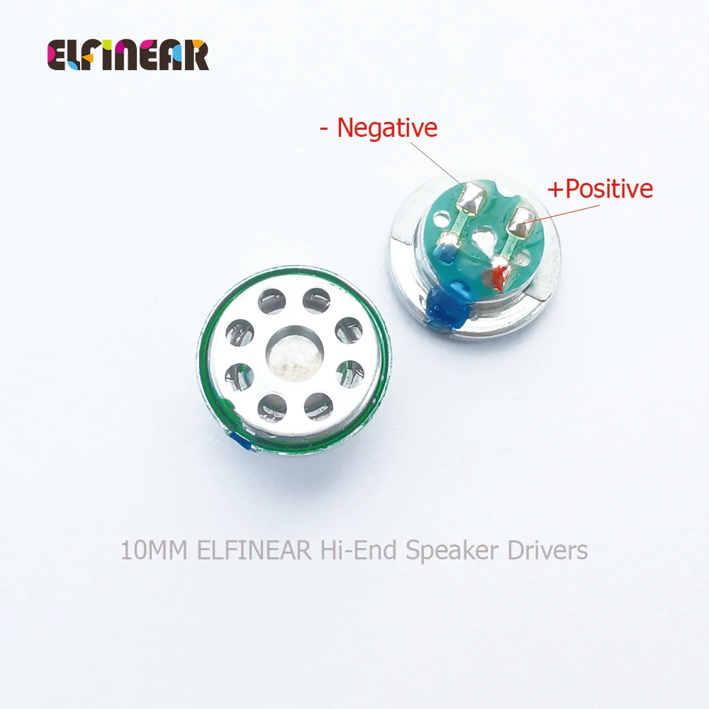 ELFINEAR Flagship 1Pair(2pcs) HI-END 10MM Earphone Speaker Units  Model Zeus