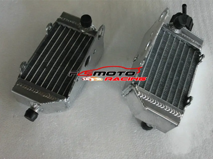 L&R All Aluminum Radiator Cooling For KTM 50 SX/SXS Mini 49cc/50cc 2-STROKE 2012-2018 18 17 16 15 14 13 12