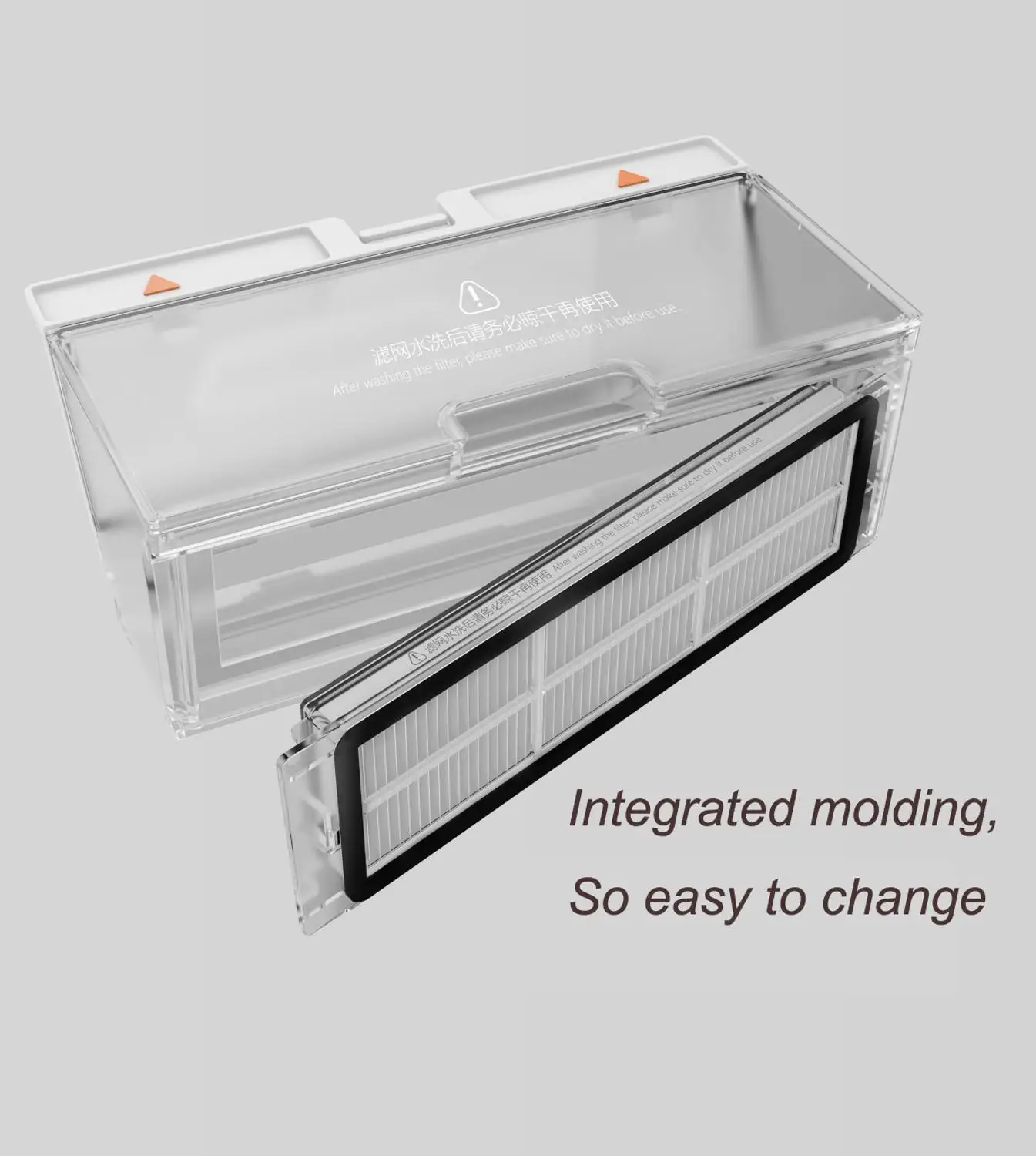 Xiaomi mijia/roborock 로봇 용 진공 청소기 부품 세척 가능 hepa 필터 원래 부품 팩