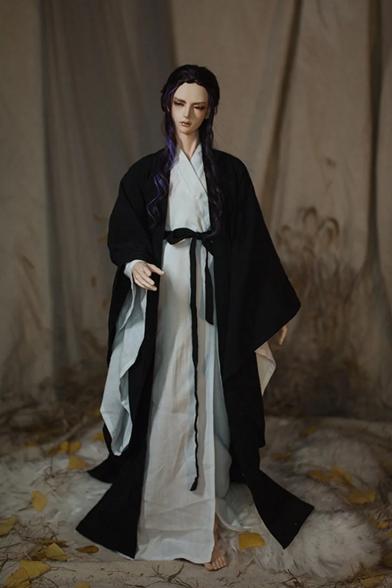 1/4 1/3 BJD Clothes Accessories Chinese Ancient Costume Hanfu Dress Samurai Outfit For BJD/SD ID72 Strong Uncle 80cm Doll A0740
