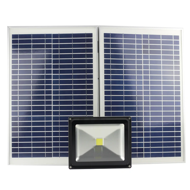 New 30W Solar Street Light with Light Sensor Auto On/Off Led Floodlights Construction Led Lamp Outdoor Wall washer