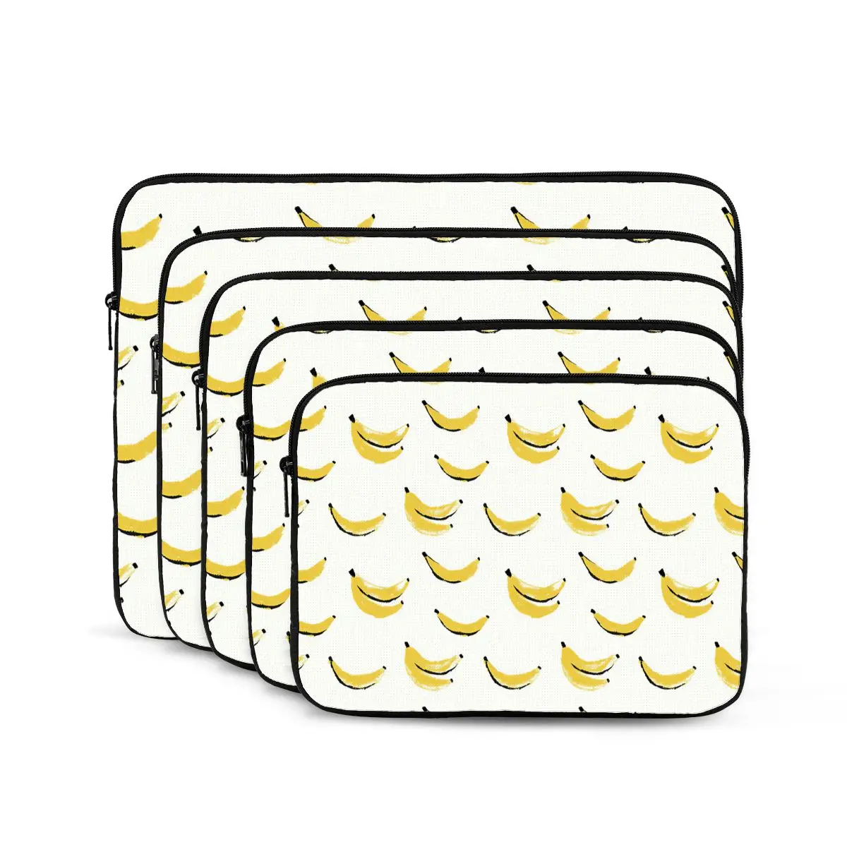 Watercolor Bananas Seamless Pattern Computer ipad Laptop Cover Case Laptop Sleeve Bag Portable Cover Fundas Pouch