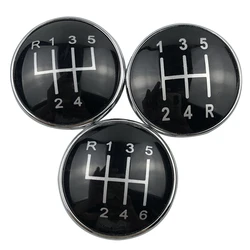 For Audi A3 S3 A4 S4 B6 B7 A6 C6 VW Passat B5 3BG B6 B7 CC 3C Golf 4 MK4 Bora Gear Shift Knob Lever Stick Badge Emblem Cap Cover
