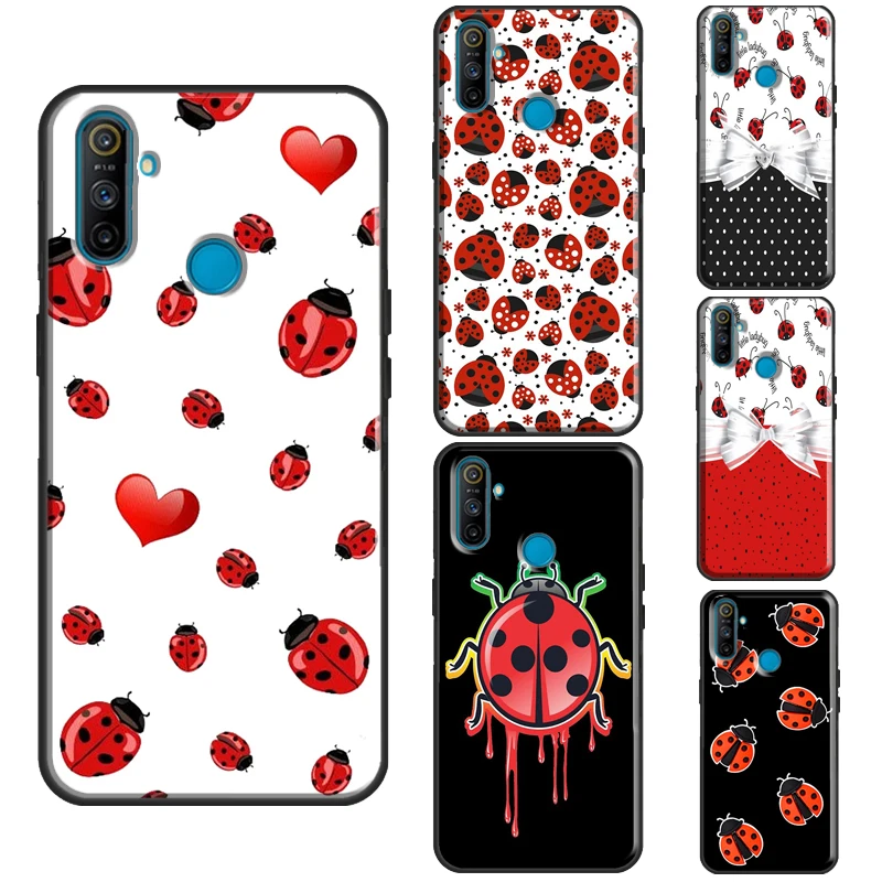 Lady Bugs Case For OnePlus 10 Pro 9 8T Nord2 9R Cover For Realme GT Neo 2 GT Master C21 8i 9i 8 Pro