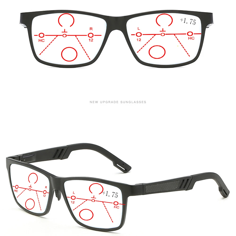 

Al-mg Alloy Carbon Fiber Ultralight Progressive Multifocal Reading Glasses +0.75 +1 +1.25 +1.5 +1.75 +2 +2.25 +2.5 +2.75 To +4