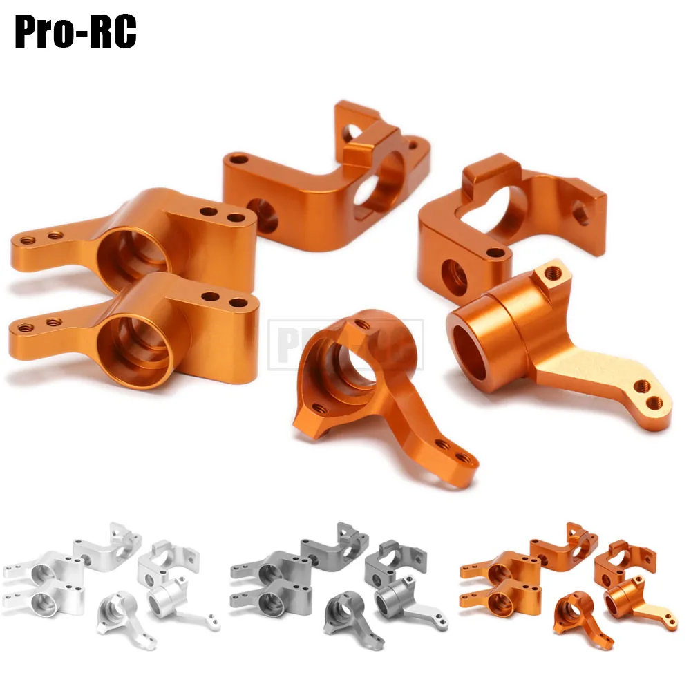 Aluminum Alloy 101208 101209 Steering Front & Rear C Hub Carrier Knuckle Set for RC 1/10 HPI WR8 3.0 Flux KEN BLOCK Bullet ST MT