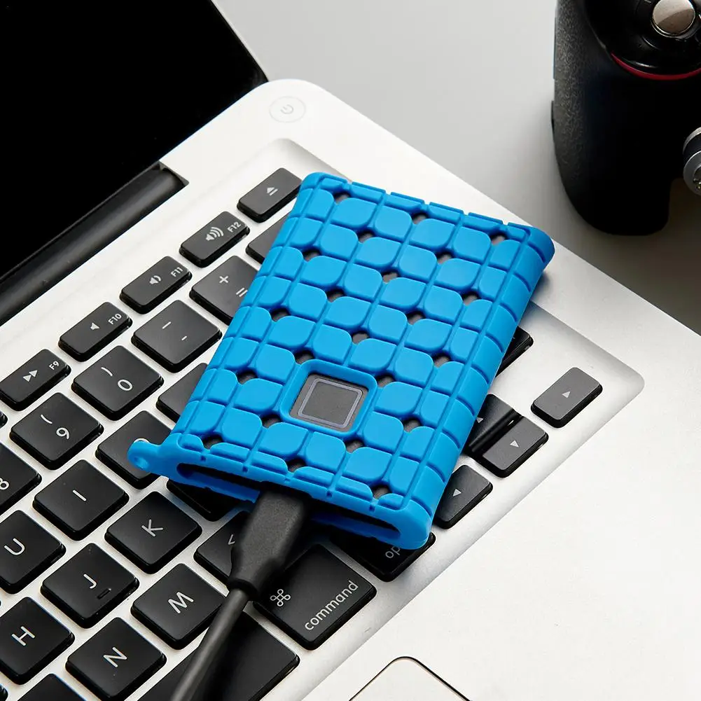 Funda de silicona para disco duro Samsung T7 SSD, cubierta protectora anticaída