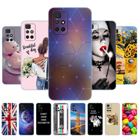 For Redmi 10 Case 2022 Back Phone Cover For xiaomi Redmi 10 Case 6.5 inch global Silicon Soft TPU Protective bumper Dropshipping