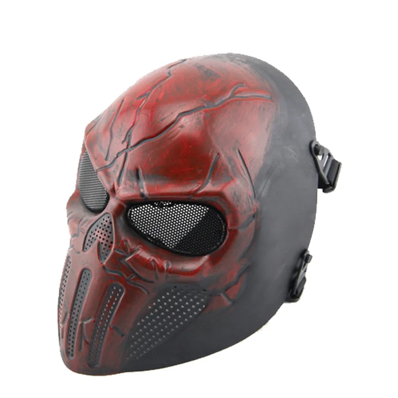 High Quality New Skull Skeleton Army Airsoft Tactical CS Hunting Paintball Full Face Protection Mask