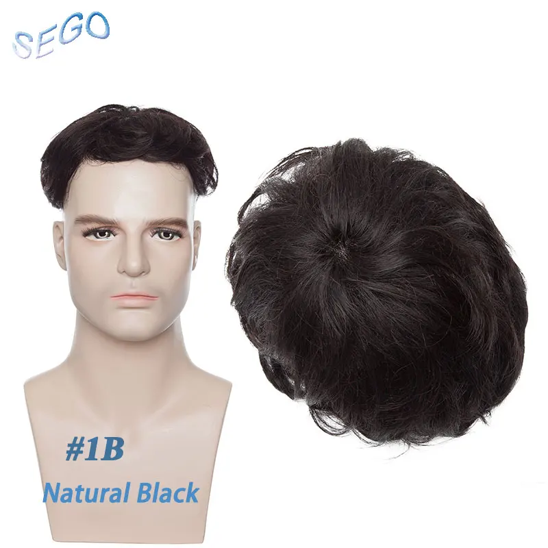 SEGO 16x19cm Human Hair Toupee
