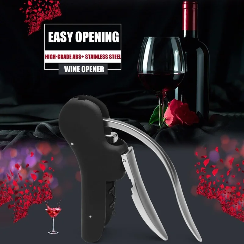 Wine Tool Set Wine Opener Bar Lever Corkscrew Convenient Bottle Openers Foil Cutter Cork Tire Drill Lifter Kit Wine Opener