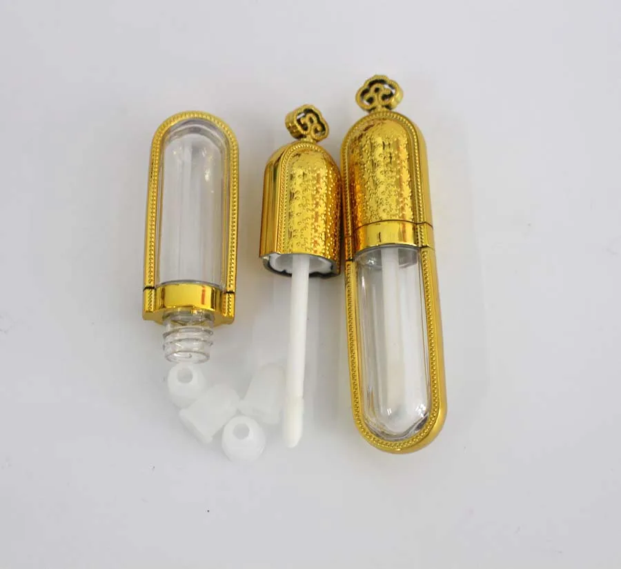 أنبوب بلاستيكي على شكل تاج 6 مل لفرشاة العين بلسم ملمع العسل والعسل ومكياج الأظافر وتعبئة مستحضرات التجميل