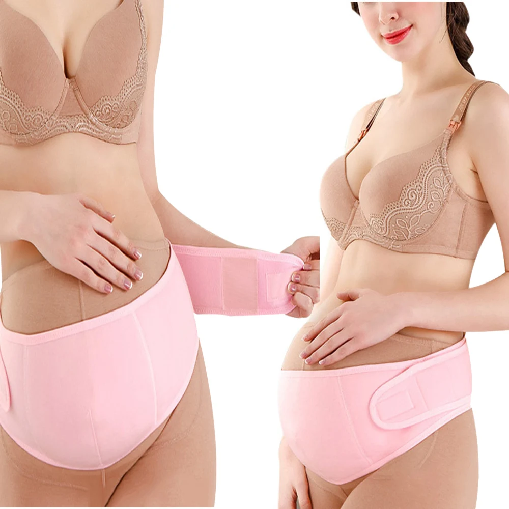 Maternity Support Belly Belt Adjustable Waist Care Pregnant Women  Abdomen Band Back Brace Protector Pregnancy Clothes