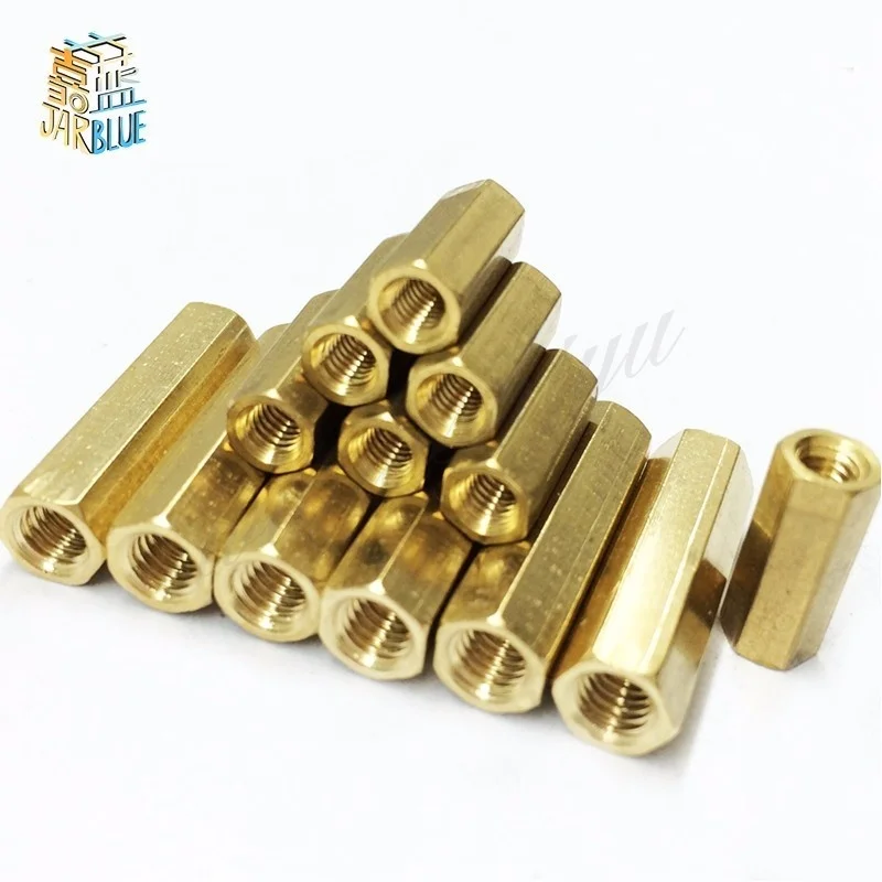 

(20 PC/lot) M3*4/5/6/8/10/12 double-pass studs copper pillars through-holes standoff spacers isolation spacing screw