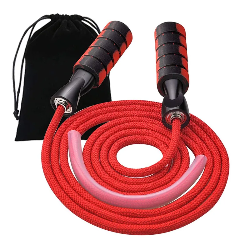 Ultralight Racing Rope Skipping High Strength Wear-Resistant Nylon High Speed Bearing Wire Rope Sweatband PVC TPU Jumping Rope