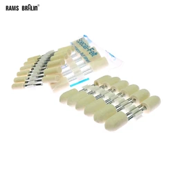 12 pcs/bag Wool Felt Polishing Bobs 3mm Shaft Mounted Point for Molds Mirror Polishing Drill Rotary Power Tool